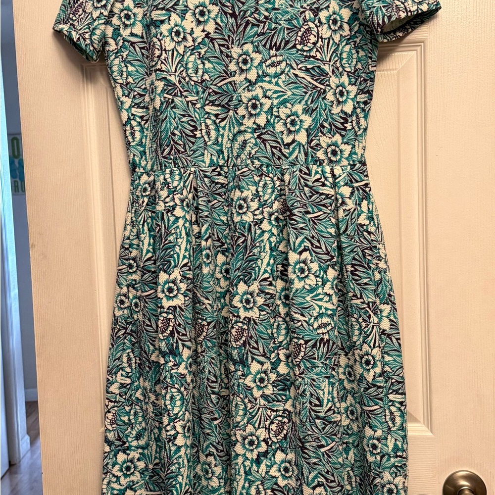 Floral LuLaRoe Amelia Dress XL